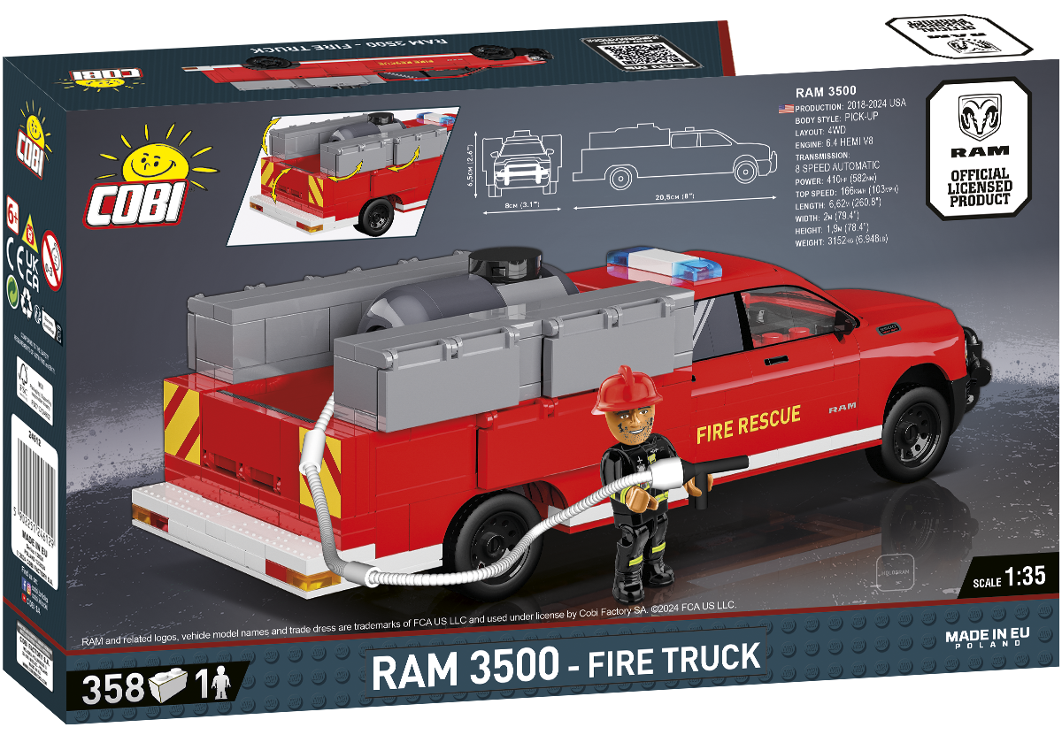 COBI MODEL FIRE TRUCK