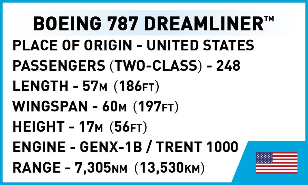 COBI MODEL 787 DREAMLINER