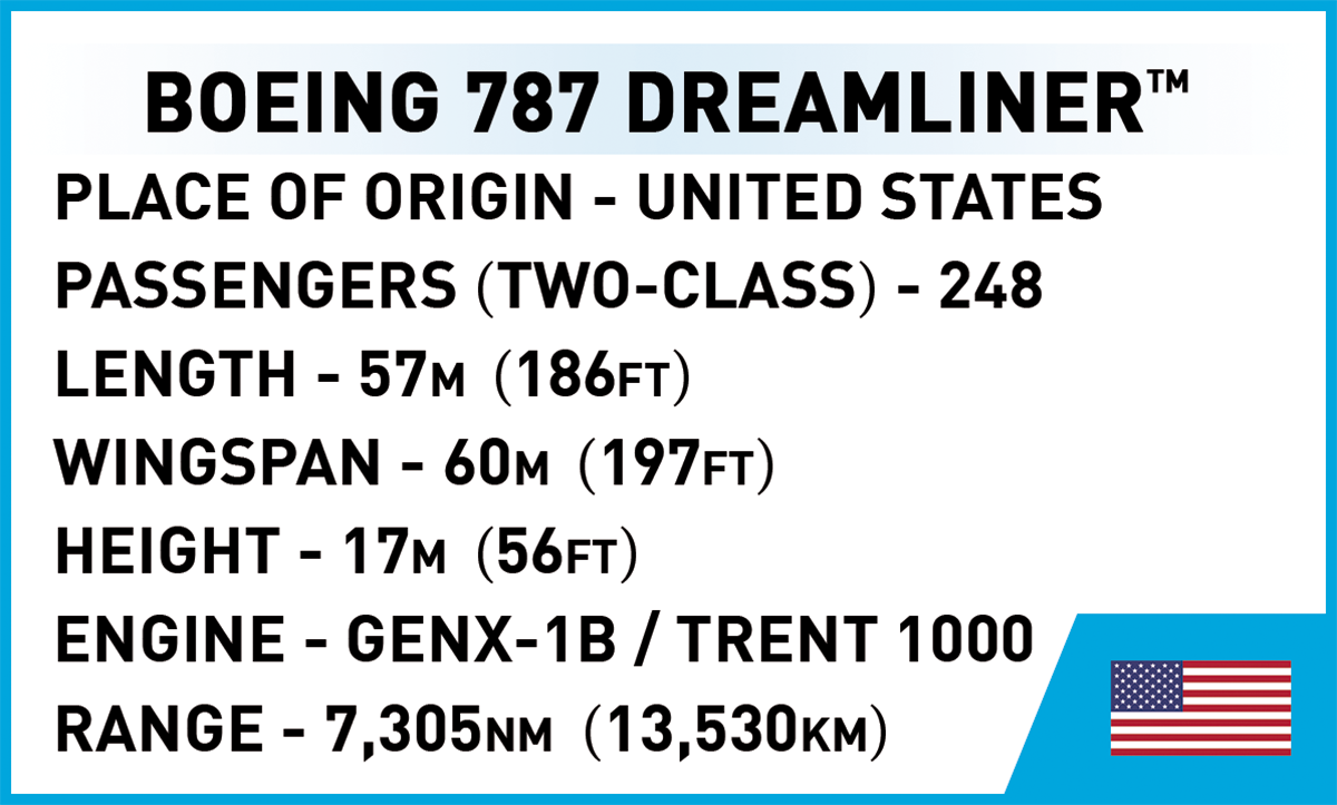 COBI MODEL 787 DREAMLINER