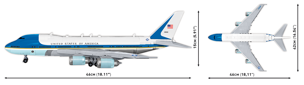 COBI MODEL AIR FORCE ONE