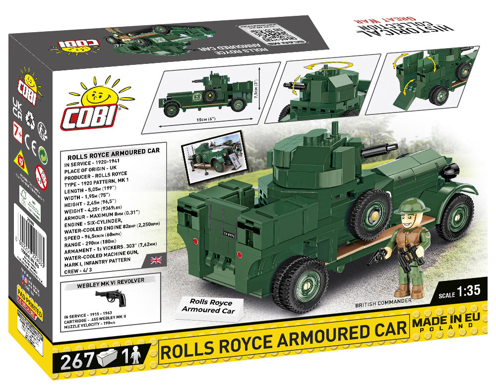 COBI MODEL ARMOURED ROLLS ROYCE CAR