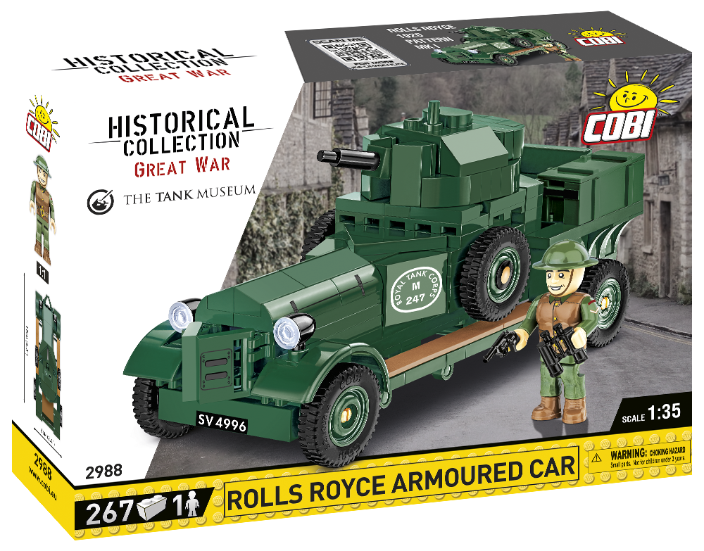 COBI MODEL ARMOURED ROLLS ROYCE CAR
