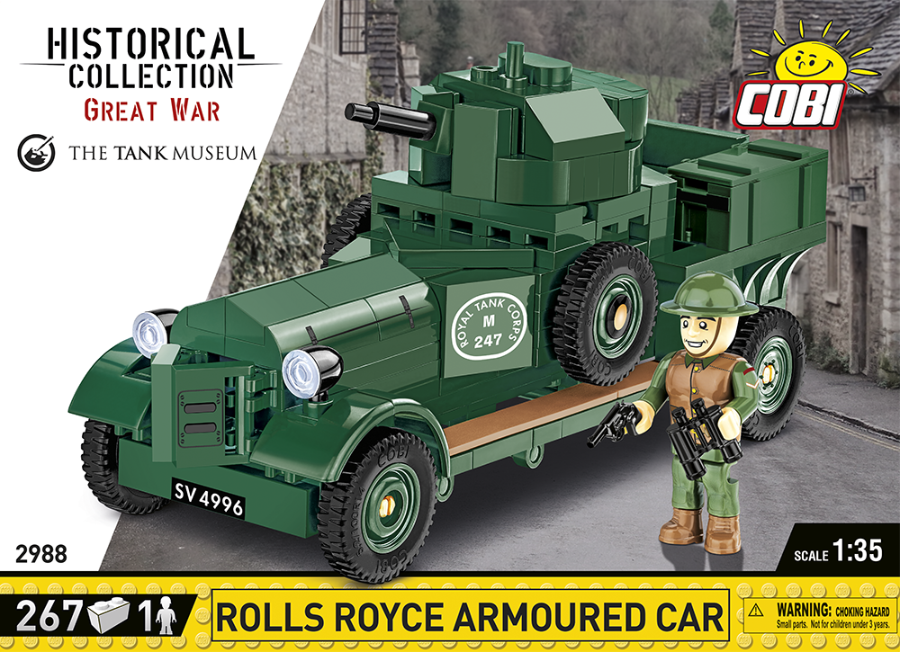 COBI MODEL ARMOURED ROLLS ROYCE CAR