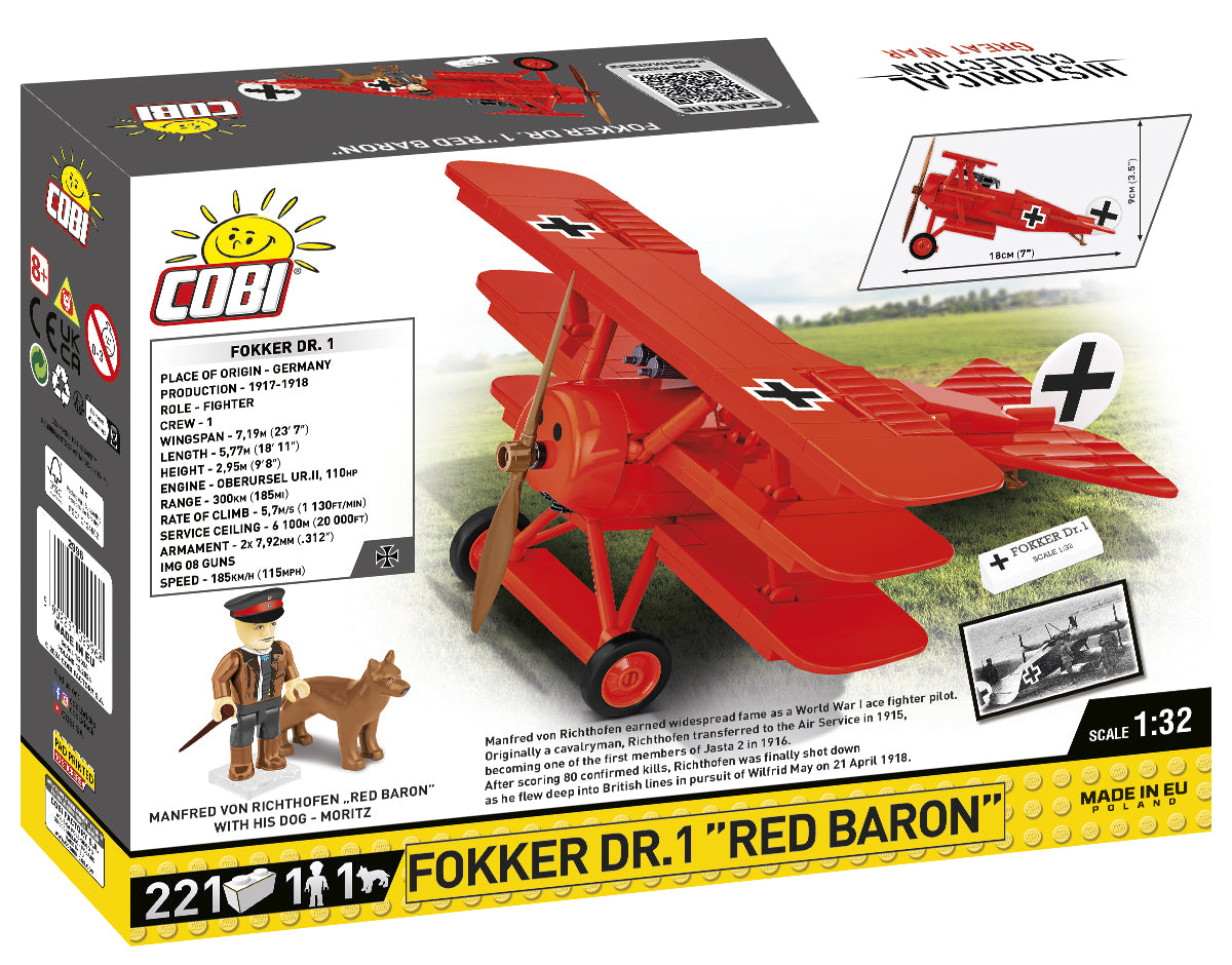 COBi MODEL FOKKER RED BARON