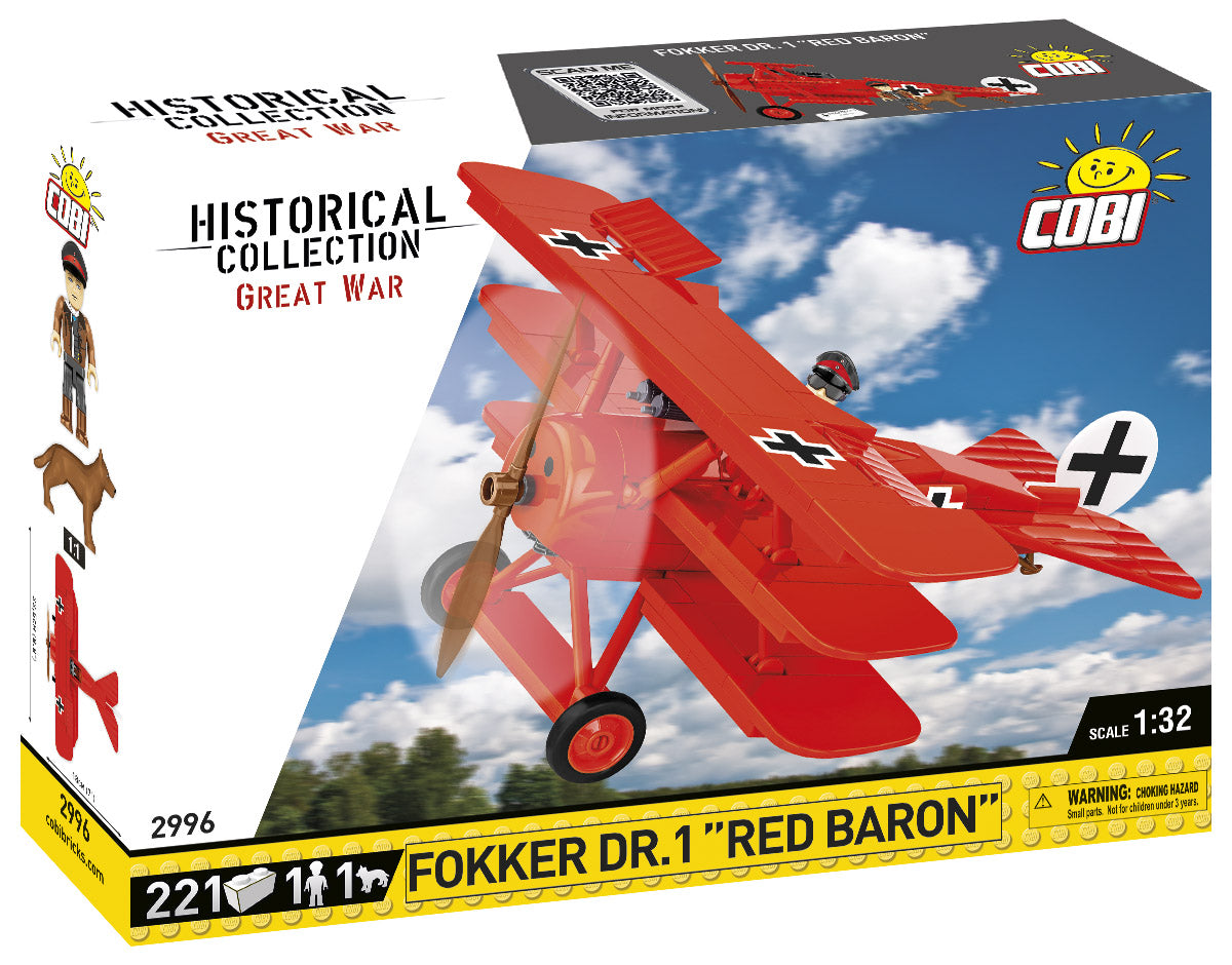 COBi MODEL FOKKER RED BARON