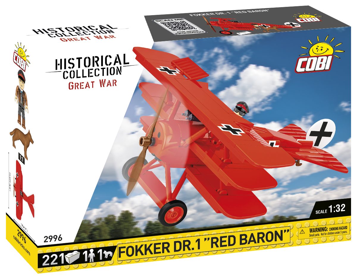 COBi MODEL FOKKER RED BARON