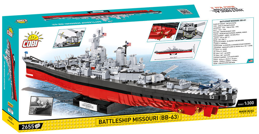 COBI MODEL MISSOURI BATTLESHIP
