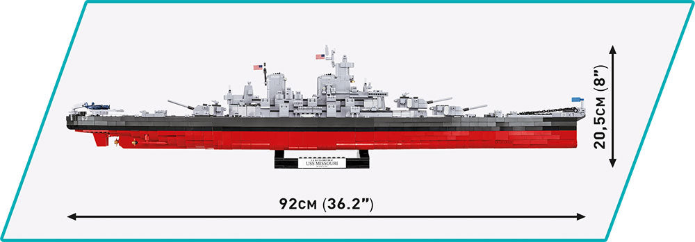 COBI MODEL MISSOURI BATTLESHIP