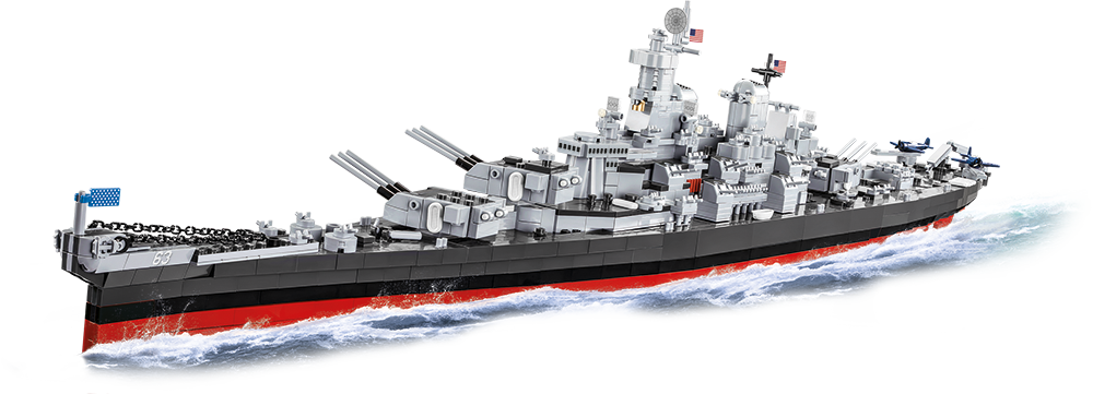 COBI MODEL MISSOURI BATTLESHIP