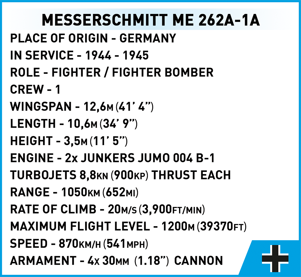 COBI MODEL MESSERSCHMITT