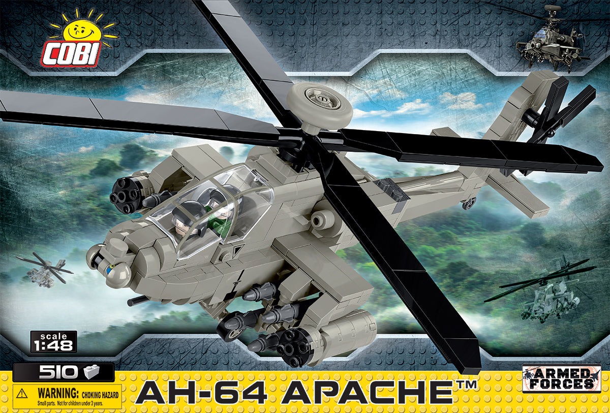 COBI MODEL APACHE ATTACK HELICOPTER