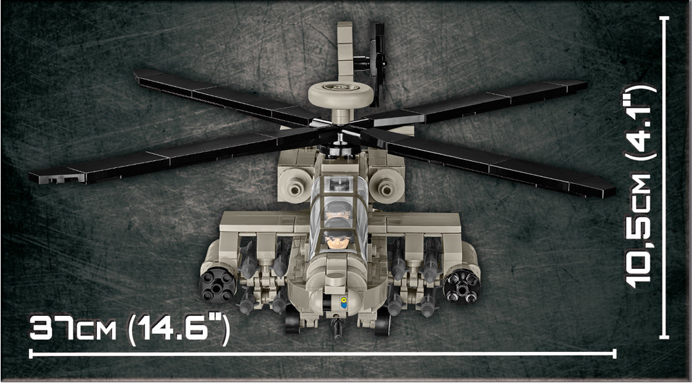COBI MODEL APACHE ATTACK HELICOPTER