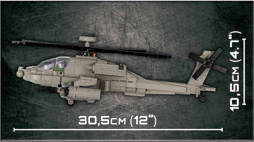 COBI MODEL APACHE ATTACK HELICOPTER