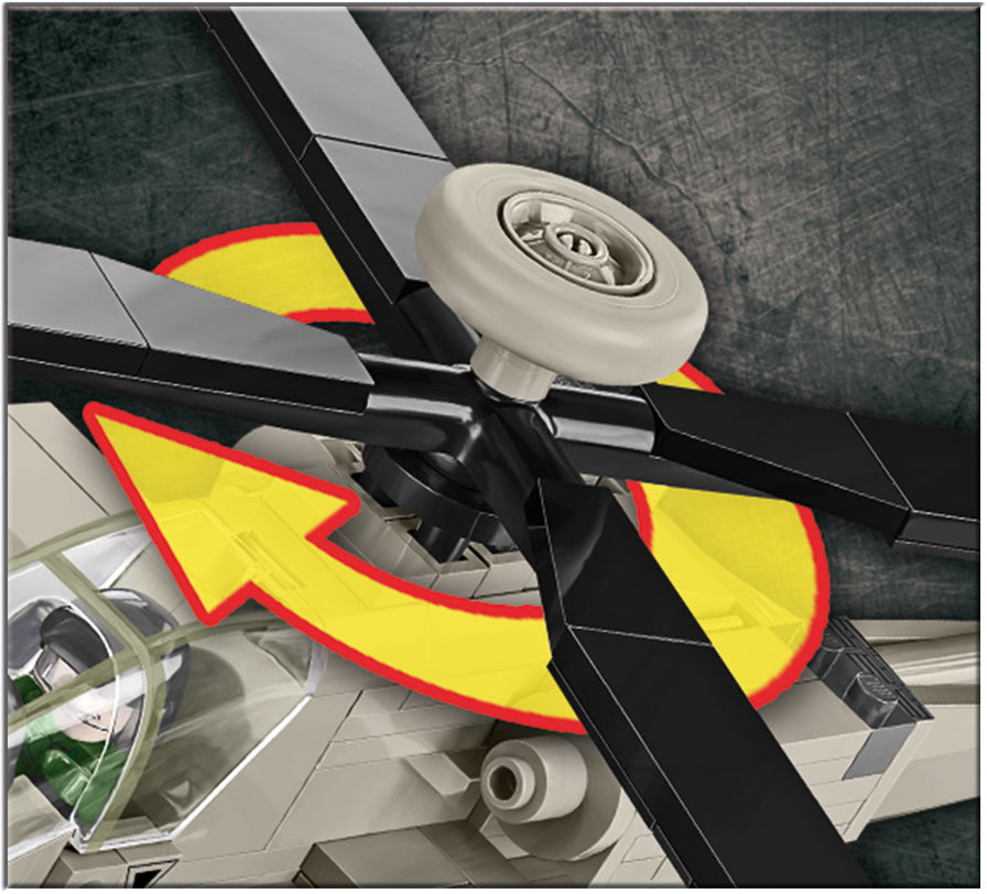 COBI MODEL APACHE ATTACK HELICOPTER