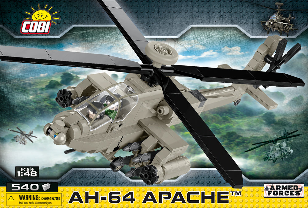 COBI MODEL APACHE ATTACK HELICOPTER