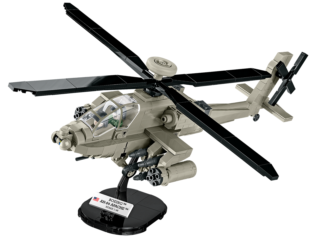 COBI MODEL APACHE ATTACK HELICOPTER