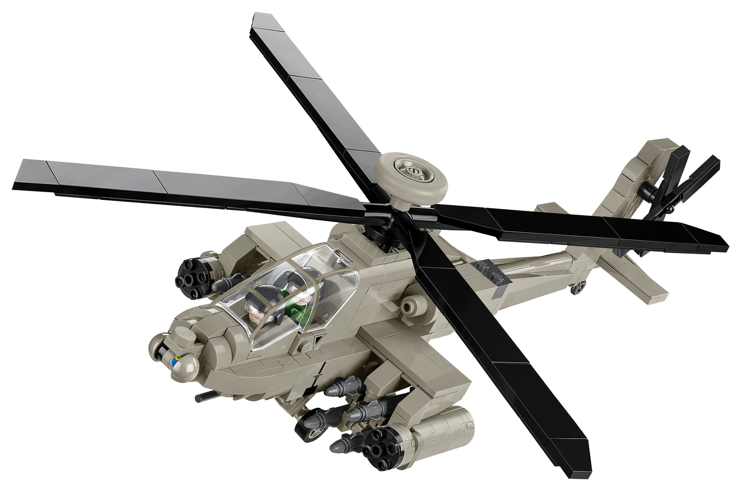COBI MODEL APACHE ATTACK HELICOPTER