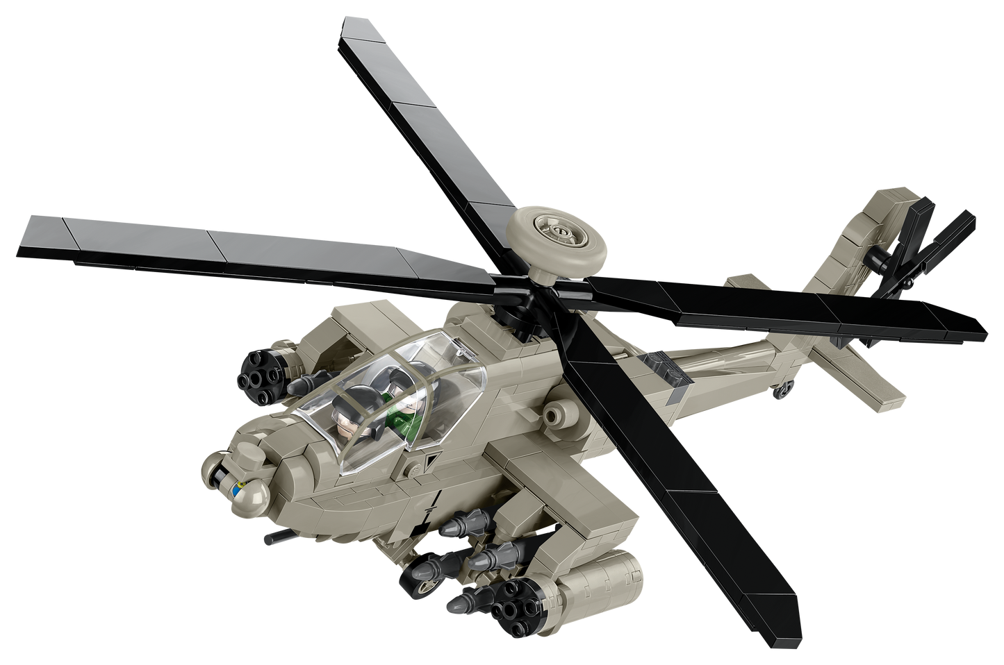 COBI MODEL APACHE ATTACK HELICOPTER