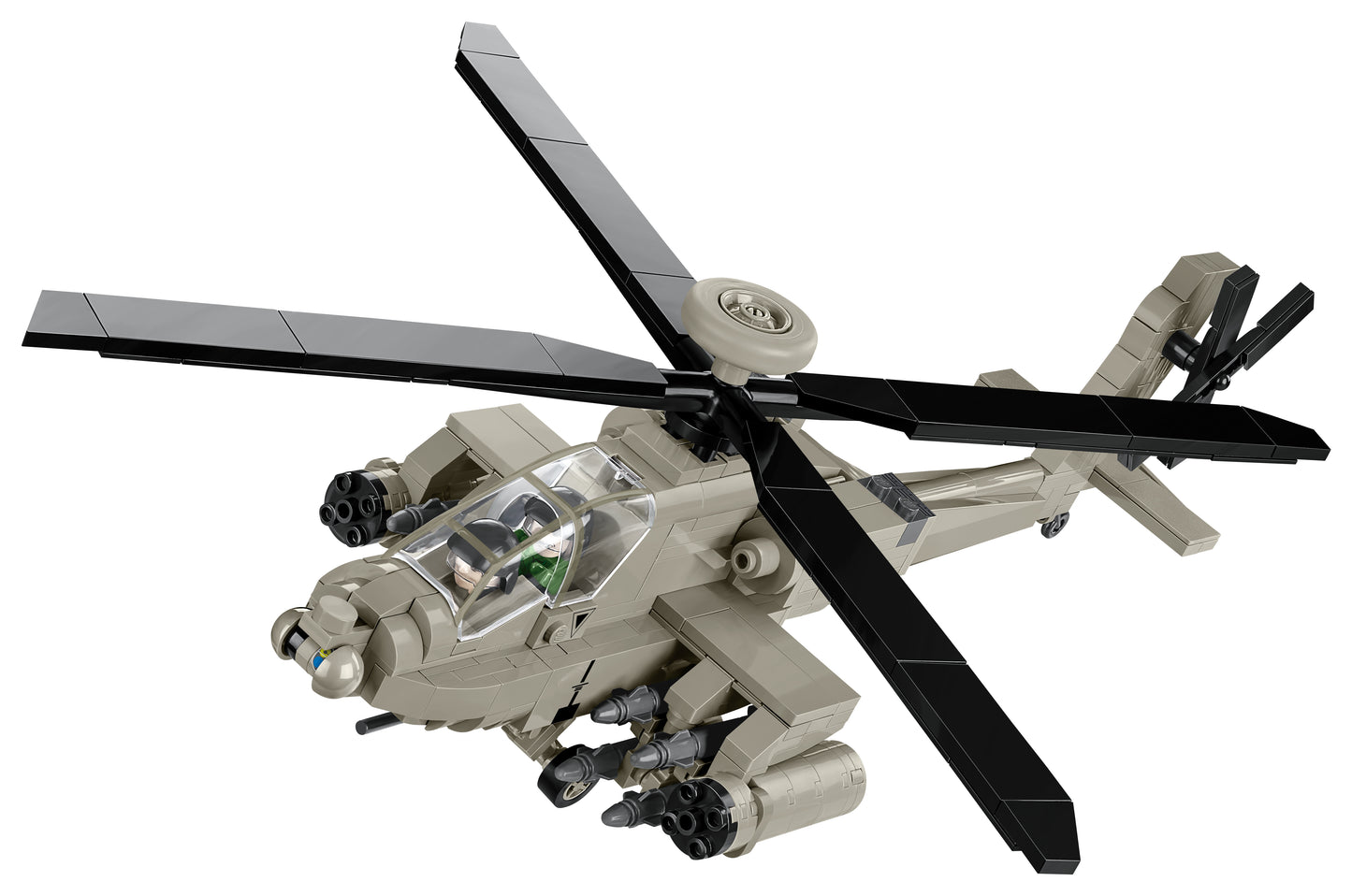 COBI MODEL APACHE ATTACK HELICOPTER