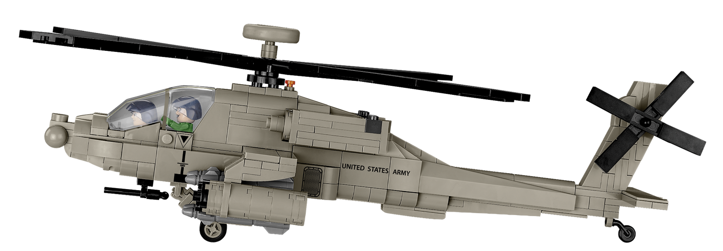 COBI MODEL APACHE ATTACK HELICOPTER
