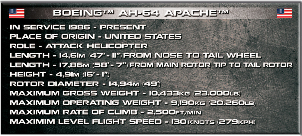 COBI MODEL APACHE ATTACK HELICOPTER