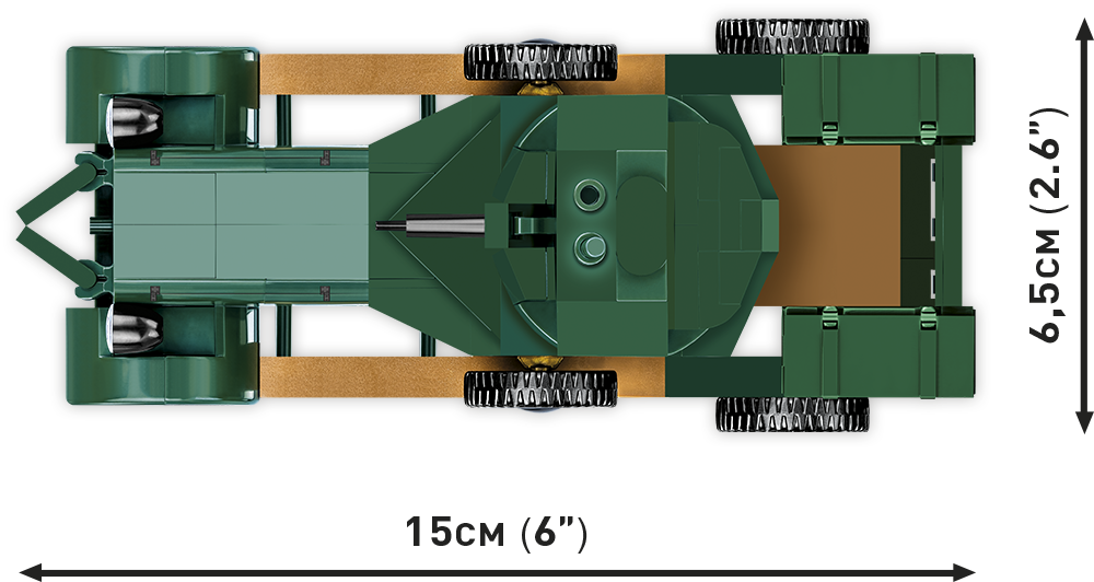 COBI MODEL ARMOURED ROLLS ROYCE CAR