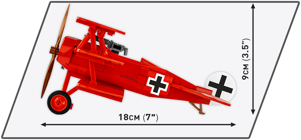 COBi MODEL FOKKER RED BARON
