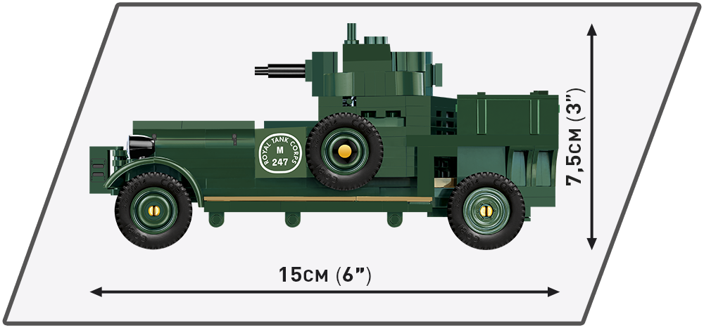 COBI MODEL ARMOURED ROLLS ROYCE CAR
