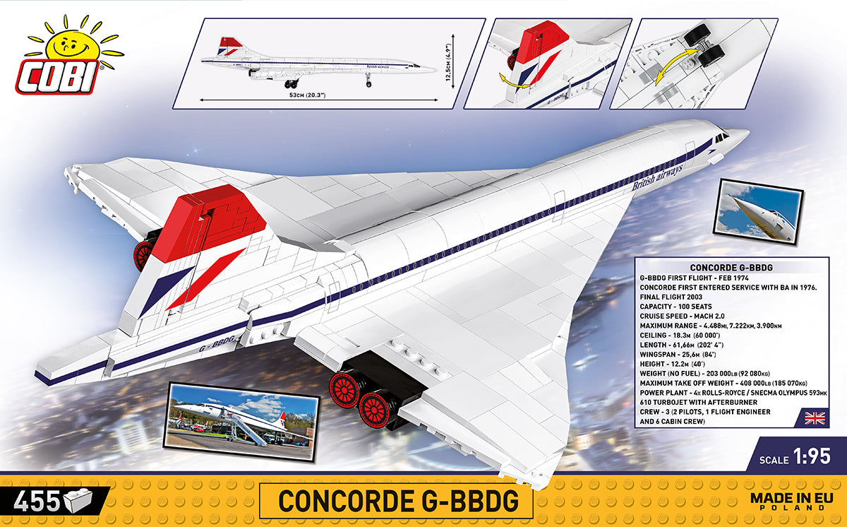 COBI MODEL CONCORDE