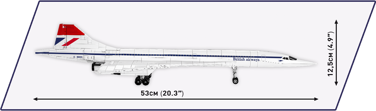 COBI MODEL CONCORDE
