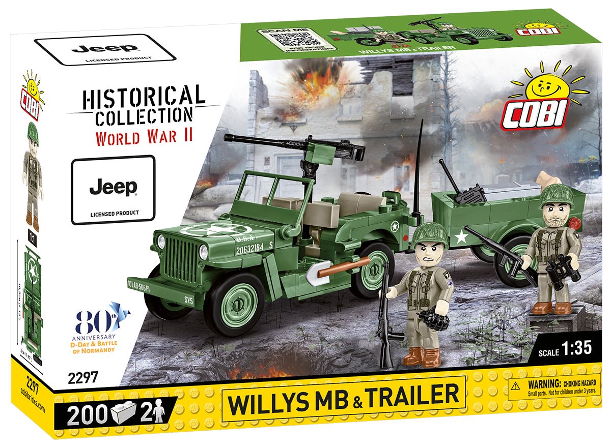 WWII Willys MB + Trailer