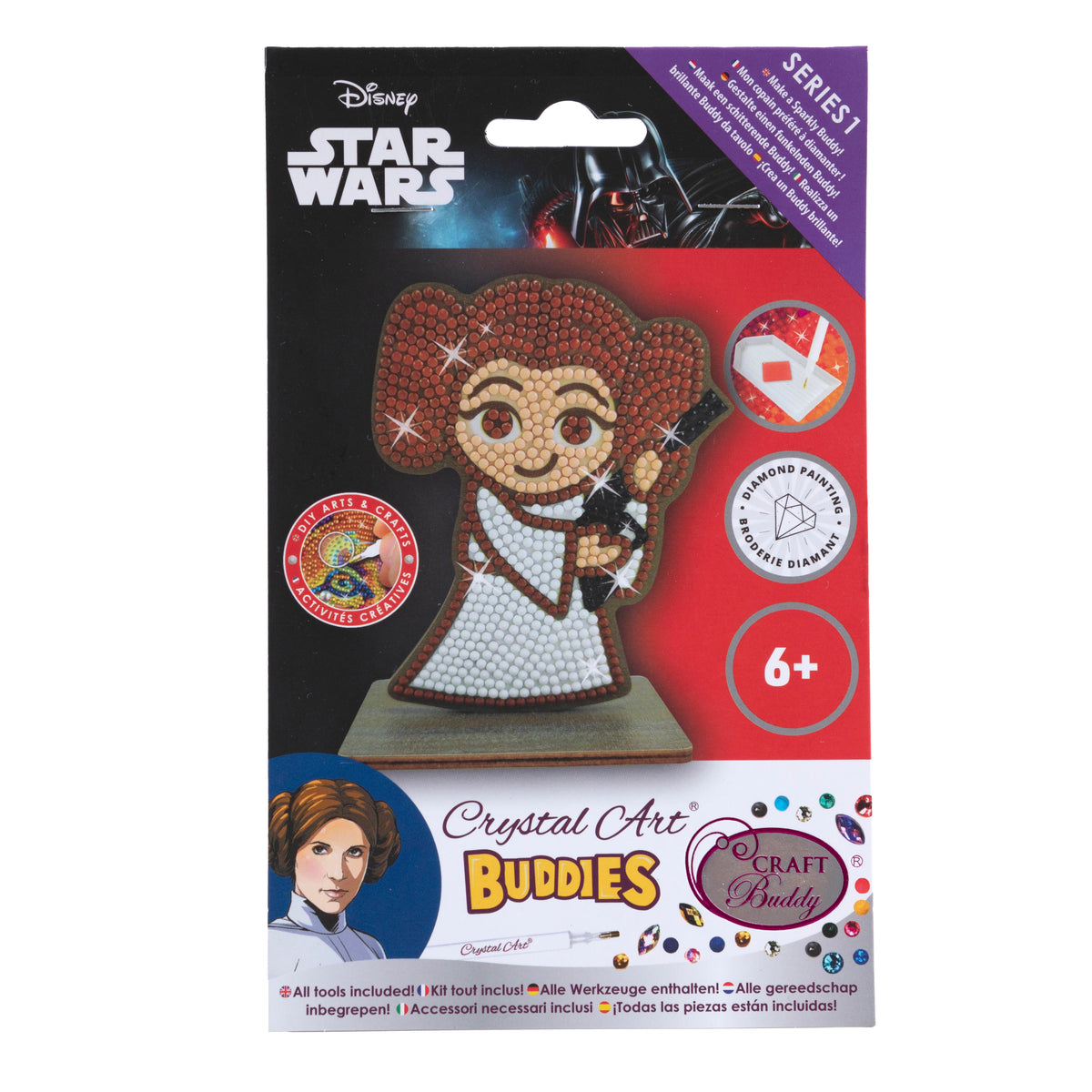 Princess Leia, Crystal Art Buddy