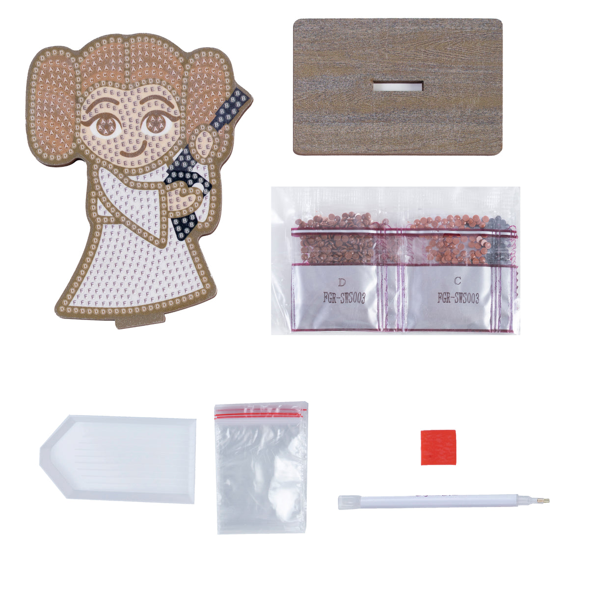 Princess Leia, Crystal Art Buddy